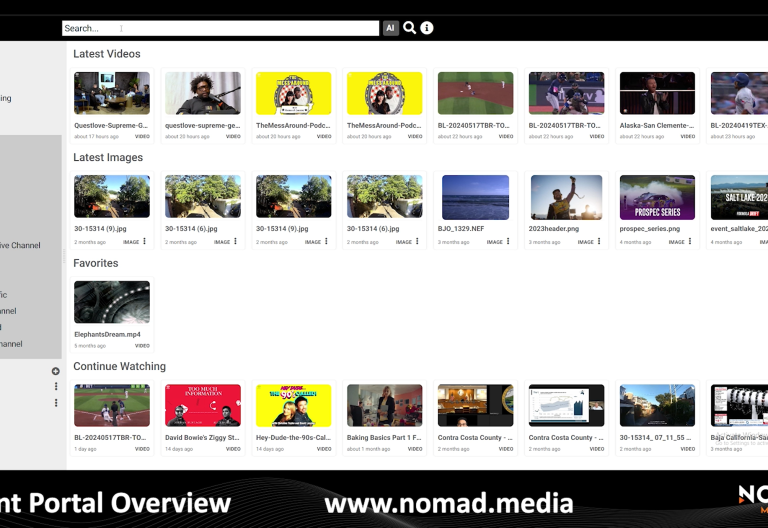 Overview of the Nomad Content Portal